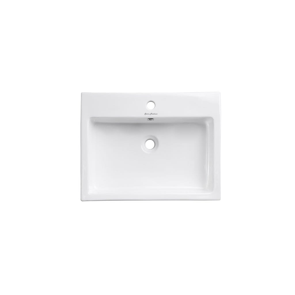 Swiss Madison Pierre 19.5 Single Metal Frame Open Shelf Bathroom Vanity, Black