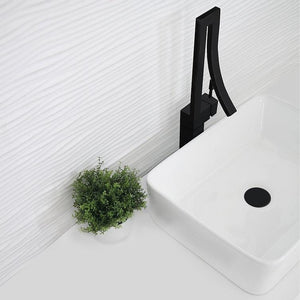 STYLISH Single Lever Handle Single Hole Deck Mounted Bathroom Faucet