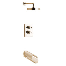 Load image into Gallery viewer, Morgana Thermostatic Tub And Shower Set With 2-way Diverter Volume Control