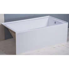 Load image into Gallery viewer, Dakota Signature Collection – Universal Series 61gal White Alcove Bathtub w/ Tile Flange, Left or Right Drain, Adjustable Legs, &amp; Integral Skirt
