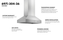 Load image into Gallery viewer, ZLINE Outdoor Approved Island Mount Range Hood in Stainless Steel