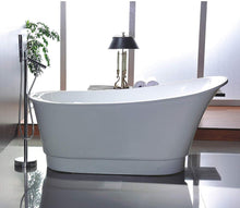 Load image into Gallery viewer, Vanity Art 67&quot; Freestanding Acrylic Modern Bathtub with Chrome Finish