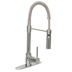 Latosacna Single Handle Pull-out Spray Kitchen Faucet In Chrome