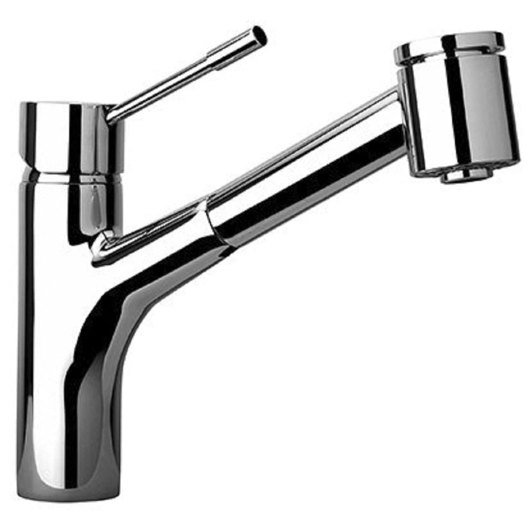 Elba Single Handle Pull-out Kitchen Faucet With 2 Function Sprayer (Stream/spray) In Chrome