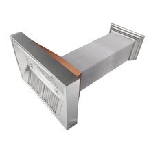 Load image into Gallery viewer, ZLINE Ducted DuraSnow® Stainless Steel Range Hood with Hand-Hammered Copper Shell (8654HH)