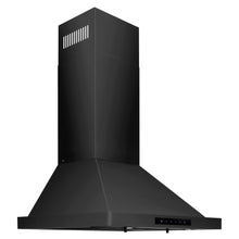 Load image into Gallery viewer, ZLINE Convertible Vent Wall Mount Range Hood in Black Stainless Steel