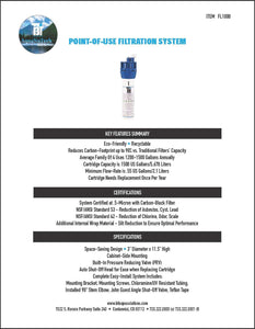 BTI Aqua-Solutions Traditional Spout Hot Cold Filtration System Set