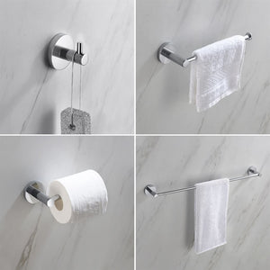 Circular 4 Piece Bathroom Hardware Set