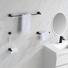 Load image into Gallery viewer, Cube 4 Piece Bathroom Hardware Set