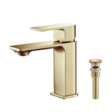 Load image into Gallery viewer, KIBI Mirage Brass Single Handle Bathroom Vanity Sink Faucet