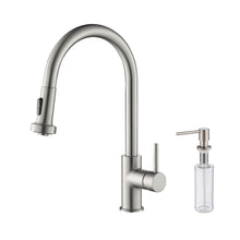 Load image into Gallery viewer, KIBI Casa Single Handle High Arc Pull Down Kitchen Faucet