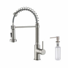 Load image into Gallery viewer, KIBI Aurora Single Handle High Arc Pull Down Kitchen Faucet