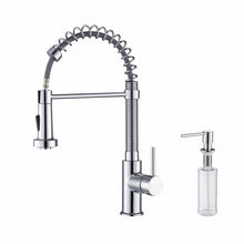 Load image into Gallery viewer, KIBI Aurora Single Handle High Arc Pull Down Kitchen Faucet