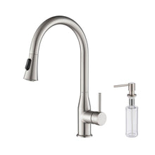 Load image into Gallery viewer, KIBI Napa Single Handle High Arc Pull Down Kitchen Faucet