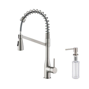 KIBI Largo Single Handle High Arc Pull Down Kitchen Faucet