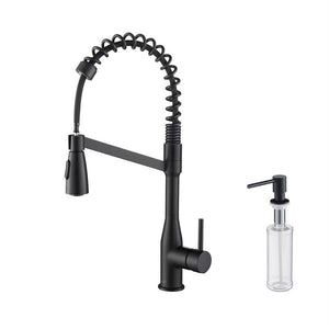 KIBI Largo Single Handle High Arc Pull Down Kitchen Faucet