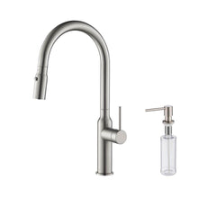 Load image into Gallery viewer, KIBI Hilo Single Lever Handle High Arc Pull Down Kitchen Faucet