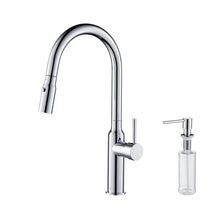 Load image into Gallery viewer, KIBI Hilo Single Lever Handle High Arc Pull Down Kitchen Faucet