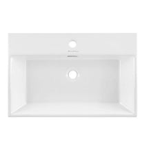 Load image into Gallery viewer, Claire 24&quot; Console Sink White Basin Chrome Legs