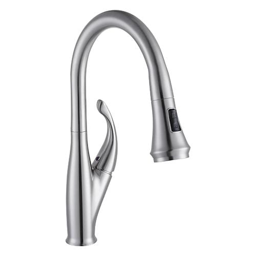Dakota Signature Series 18″ Tall Dual Function Pull-Down handle with an Elegant Modern Style Faucet