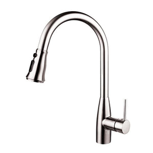 Dakota Signature Series 17″ Tall Dual Function Pull down handle with a Modern/Antique hybrid style Faucet