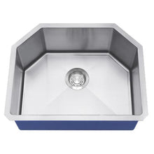 Load image into Gallery viewer, Dakota Signature Series Micro Radius D-Shaped Stainless Steel Single Bowl Kitchen Sink
