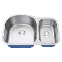 Load image into Gallery viewer, Dakota Signature 70/30 Double Bowl 31.5&quot; Kitchen Sink w/ Grids