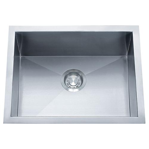 Dakota Signature Zero Radius Kitchen Sink Single Bowl 23″ w/ grid