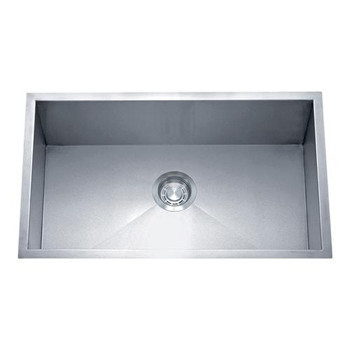 Dakota Signature Zero Radius Single Bowl 30″ Kitchen Sink w/ grid