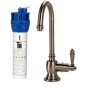 BTI Aqua-Solutions Traditional C-Spout Cold Only Filtration Faucet + Filtration System