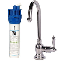 Load image into Gallery viewer, BTI Aqua-Solutions Traditional C-Spout Cold Only Filtration Faucet + Filtration System