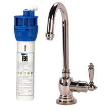 Load image into Gallery viewer, BTI Aqua-Solutions Traditional C-Spout Cold Only Filtration Faucet + Filtration System