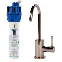 Load image into Gallery viewer, BTI Aqua-Solutions Contemporary C Spout Cold Only Filtration Faucet and Filtration System