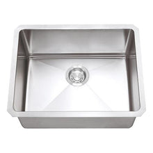 Load image into Gallery viewer, Builders Collection 18g Micro Radius 19″ x 15″ Single Bowl Undermount Stainless Steel Kitchen Sink