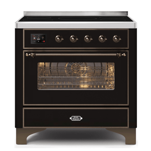 36" Majestic II Series Freestanding Electric Single Oven Range with 5 Elements,  Triple Glass Cool Door, Convection Oven, TFT Oven Control Display and Child Lock