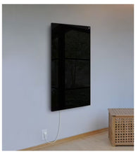Load image into Gallery viewer, Ember Glass Radiant Panel Heater - White - 600W - 35&quot; x 24&quot; - Dual Connection