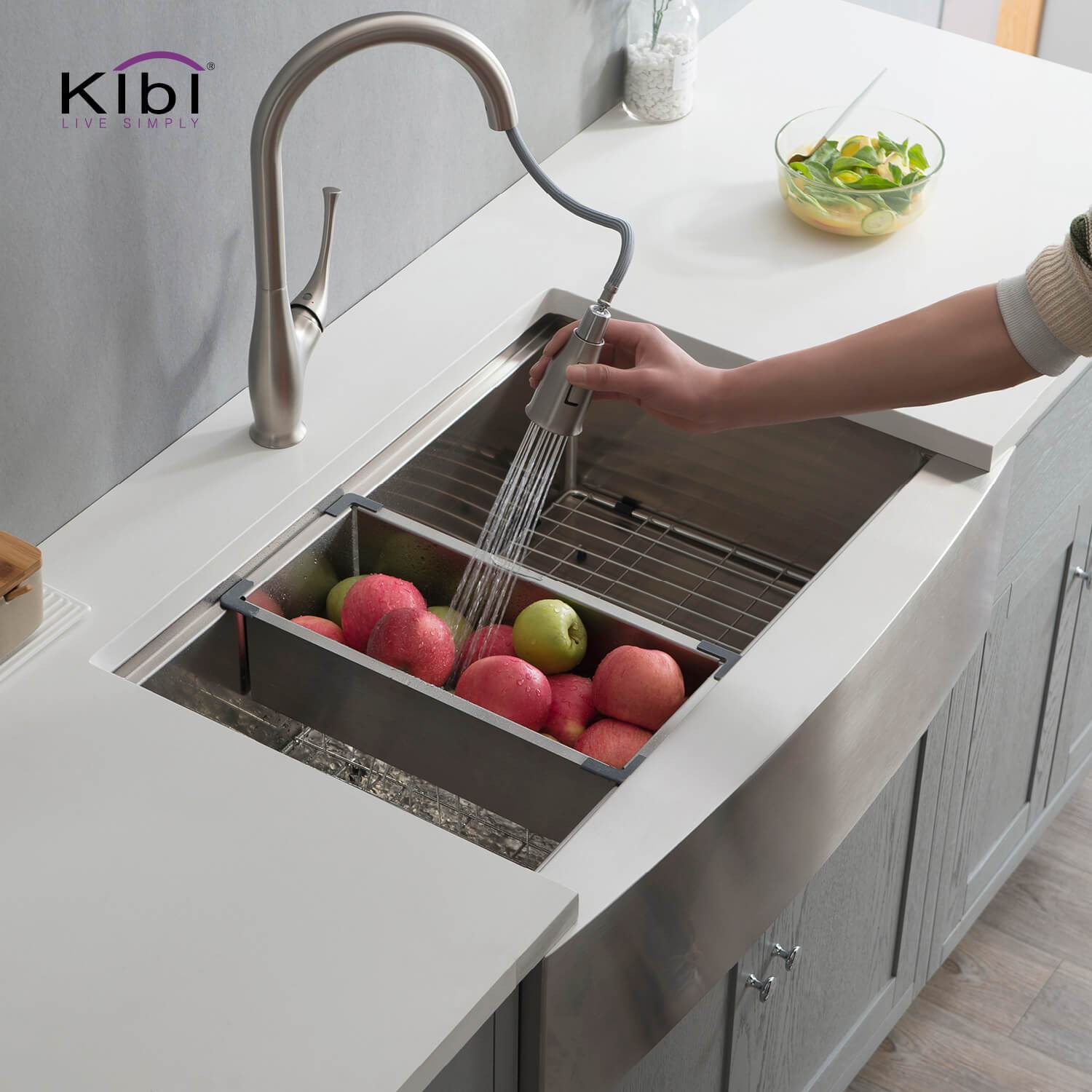 Kitchen Sink Strainer with Basket - K-ST2 - KIBI USA