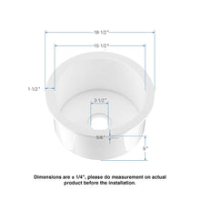 Load image into Gallery viewer, KIBI 19″ Round Fireclay Undermounted Kitchen Sink Crater Series
