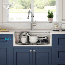 Load image into Gallery viewer, KIBI24″ Fireclay Farmhouse Kitchen Sink Landis Series