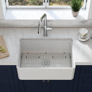 KIBI30″ Fireclay Farmhouse Kitchen Sink Landis Series