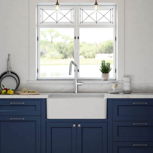 KIBI30″ Fireclay Farmhouse Kitchen Sink Landis Series