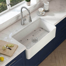 Load image into Gallery viewer, KIBI 33″ Fireclay Farmhouse Kitchen Sink Pure Series