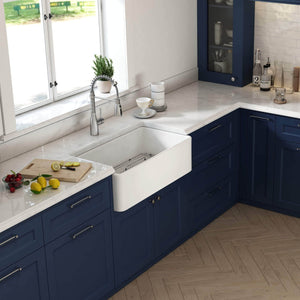 KIBI 33″ Fireclay Farmhouse Kitchen Sink Pure Series