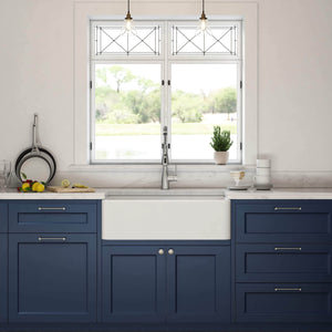 KIBI 33″ Fireclay Farmhouse Kitchen Sink Pure Series