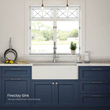 Load image into Gallery viewer, KIBI 36″ Fireclay Farmhouse Single Bowl Kitchen Sink Pillar Series