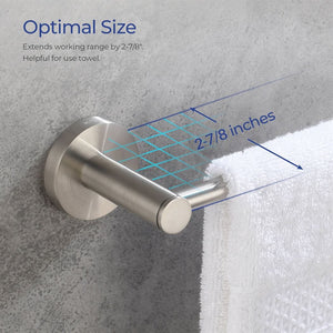 Circular 24″ Bathroom Towel Bar