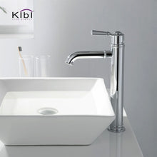 Load image into Gallery viewer, KIBI Victorian Brass Single Handle Bathroom Vessel Sink Faucet