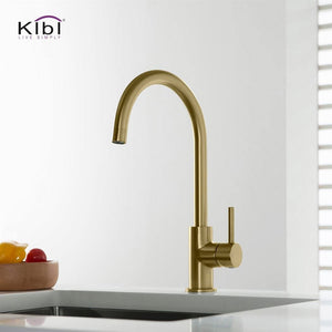 KIBI Lowa Single Lever Handle High Arc Kitchen Bar Sink Faucet