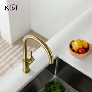 KIBI Lowa Single Lever Handle High Arc Kitchen Bar Sink Faucet