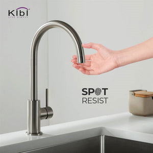 KIBI Lowa Single Lever Handle High Arc Kitchen Bar Sink Faucet
